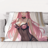 Coperta in flanella 280g (stile orizzontale) con motivo anime