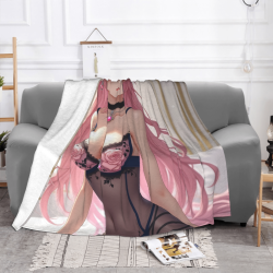 Coperta in flanella 280g (stile orizzontale) con motivo anime
