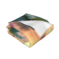 280g Flanell-Fuzzy-Decke (Querformat) mit antikem Muster - Gemütliche Wohndecke