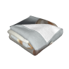 Couverture en flanelle polaire 280g (horizontale) à motif tasse de café - Confort optimal