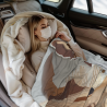 Coperta in pile flanella 280g (orizzontale) con motivo tazzina da caffè - Scelta perfetta per comfort