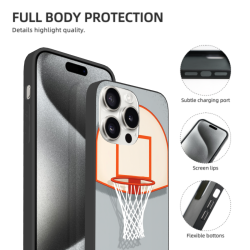 iPhone 15/Pro/Max 籃球主題手機殼 - okomall