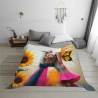 Traumhafte Blumen-Flanell-Decke - Okomall