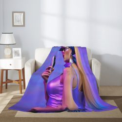 280g Vertikale Flanell-Decke mit Modischem Druck - Gemütlich & Warm