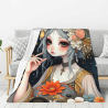 Coperta in Flanella Ragazza Sognante - Okomall