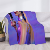 280g Flanell-Fleece Decke: Moderne Wahl mit stylischem Druck und behaglicher Wärme