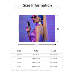 280g法兰绒毛毯：时尚印花，舒适保暖好选择