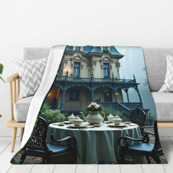 280g Vertikaler Flanell-Decke (mit kunstvollem Muster)