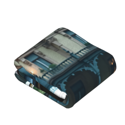 Couverture de flanelle verticale de 280 g (avec Motif Exquis)