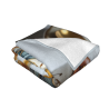 Decke aus Fleece 280 g (horizontal) mit Kaffeetassenmuster - Warme und gemütliche Heimtextilien
