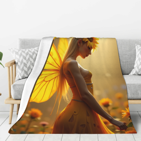 280g Vertical Flannel Blanket (with Exquisite Pattern)