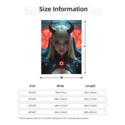 280g 플란넬 파지 담요 (세로형) 패턴