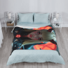 280g Flanell-Frottee-Decke (Hochformat) mit Muster