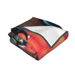 Fleece-Decke mit Anime-Mädchen - kuschelig und warm