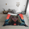 Sobra de anime de chica de franela - Cálida y acogedora