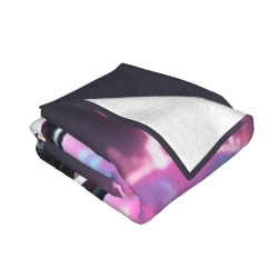 280g Flannel Fleece Blanket (Horizontal) - Full-width Single-sided Sci-fi Printing
