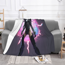 280g Flannel Fleece Blanket (Horizontal) - Full-width Single-sided Sci-fi Printing