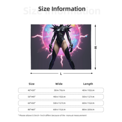 280g Flanell-Fleece Decke (Horizontal) - Vollbranchenseitiges einseitiges Sci-Fi Drucken