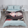 Couverture de flanelle Fille Rêveuse - Okomall