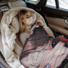 Coperta in flanella Ragazza Sognante - Okomall