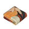 Couverture en flanelle moelleuse de 280g (style vertical) avec motif
