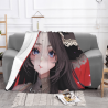 280g Flanelldecke (Horizontaler Stil) mit exquisitem Anime-Muster