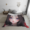 280g Flanelldecke (Horizontaler Stil) mit exquisitem Anime-Muster
