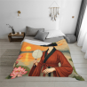 Coperta in Pile da 280g (Stile Orizzontale) Motivo Donna in Stile Antico