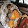 Coperta in Pile da 280g (Stile Orizzontale) Motivo Donna in Stile Antico