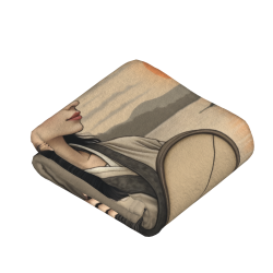 Coperta in flanella di 280 g (stile verticale) con motivo