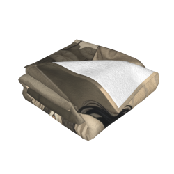 Coperta in flanella con paesaggio a inchiostro - Okomall
