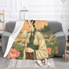 280g フランネルフリースブランケット（横向きスタイル）- 古代風女性図柄