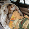 280 g Flanell-Fleece Decke (Horizontaler Stil) - Antiker Stil, Dame Muster