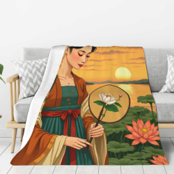 Coperta in法兰绒 Bellezza Orientale Squisita - Okomall