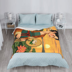 Couverture en Flanelle Beauté Orientale Exquise - Okomall