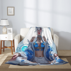 Sobra 280g de manta de franela con dibujo (estilo vertical)