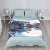 Couverture en flanelle de 280g (style vertical) avec motif