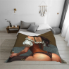 Coperta in flanella molle da 280g (stile orizzontale) con motivo - Prodotti per casa accoglienti