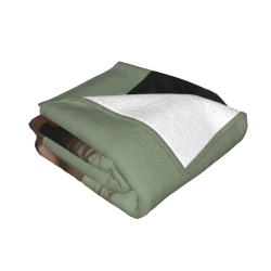 Manta de franela de 280g (estilo horizontal) con estampado, cómoda y hermosa