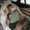 280g Flannel Fleece Blanket (Horizontal Style) with Pattern, Comfortable and Beautiful