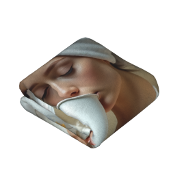Couverture en flanelle verticale 280g (avec motif exquis)