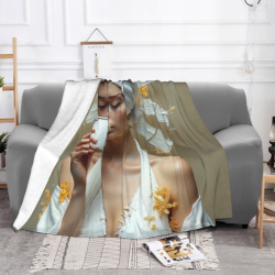 Coperta in Flanella da 280g (Stile Orizzontale) con Motivo