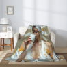 280g Vertical Flannel Blanket (with Exquisite Pattern)