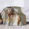 Couette en Flanelle 280g (Style Horizontal) avec Motif