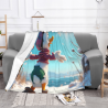 280g Flanell-Fleece Decke - Donald Duck Muster
