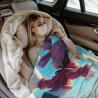 280g Flanell-Fleece Decke - Donald Duck Muster