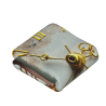 Coperta in flanella 280g (stile verticale) con motivo unico orologio e pesce