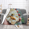 Creative Flannel Blanket - Abstract Water Drop Texture