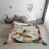 Coperta in flanella creativa - Texture astratta a gocce d'acqua