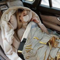 Coperta in flanella verticale 280g: Motivo squisito e materiale confortevole